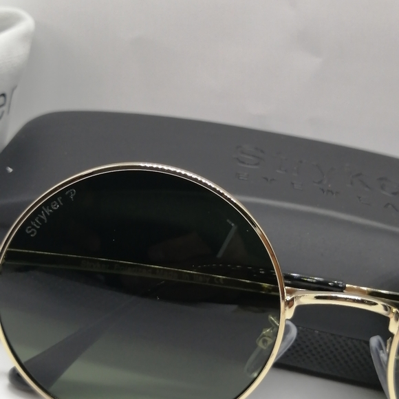 New Stryker Polarized Sunglass Gold w G15 Lenses - Picture 3 of 11
